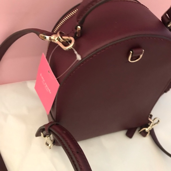 Mini Backpack Kate Spade convertible cherrywood - Picture 5 of 8